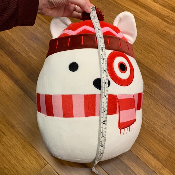 Squishmallows Bullseye Target Dog Plush Stuffed Animal Toy with Hat 15" Inch" - Picture 7 of 7